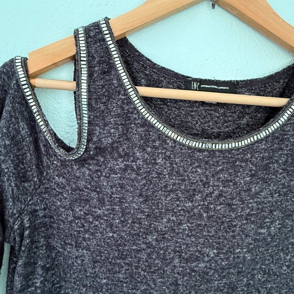I.N.C. International Concepts Jeweled Pullover Sweater Size L - Picture 4 of 9